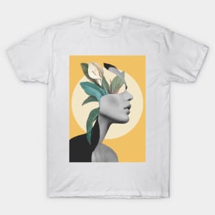 Floral Portrait /collage 3 T-Shirt